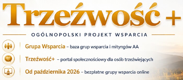 Ilustracja do informacji: "Trzeźwość +" Ogólnopolski Projekt Wsparcia